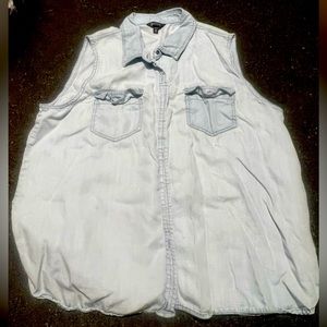 Buffalo button up top